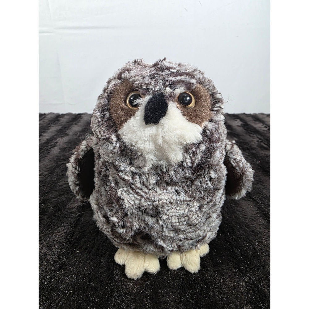 Douglas Cuddle Toy Owl Plush Stuffed Animal Brown White Bird 3846 2017